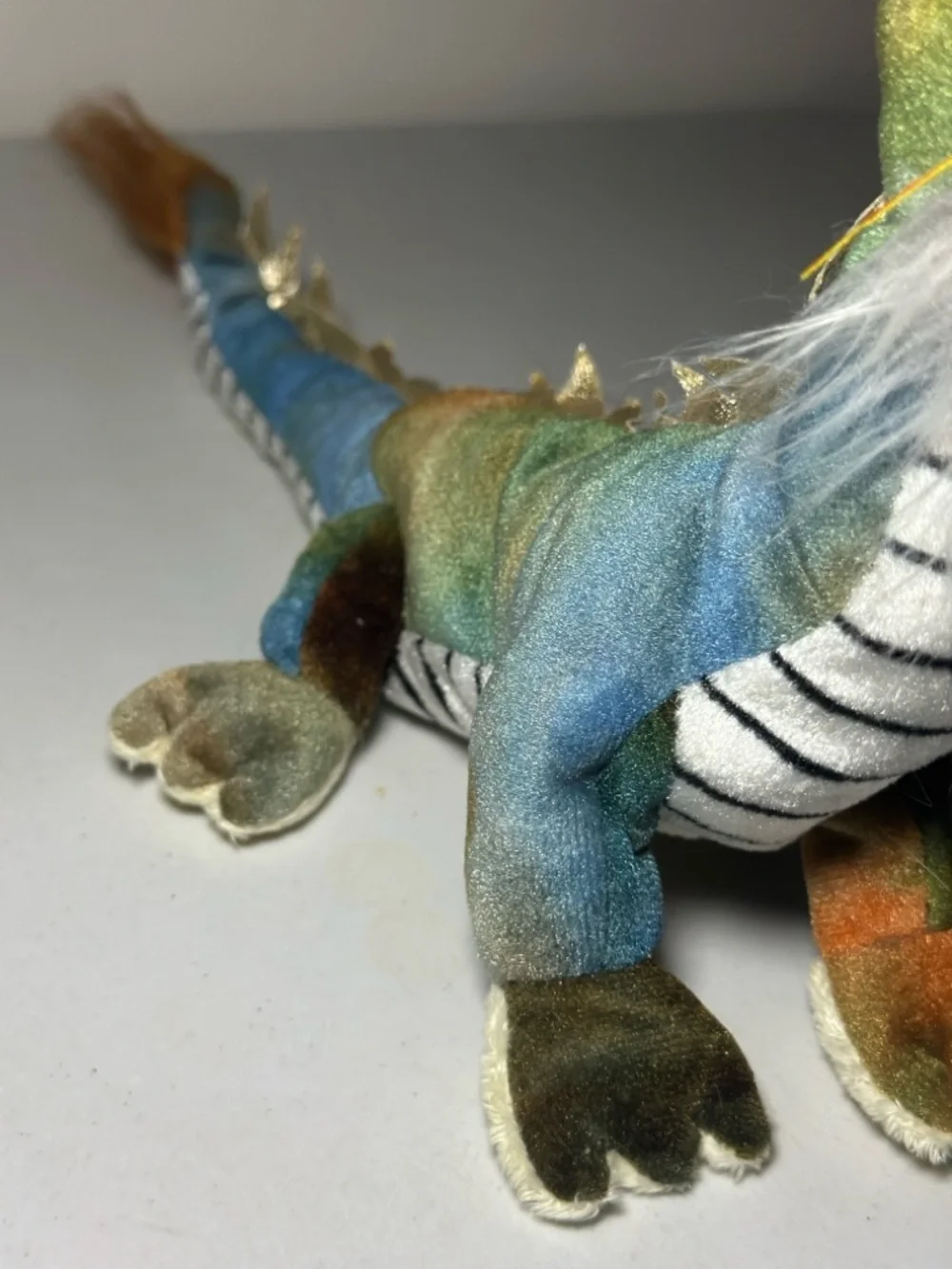 Ty Beanie Baby Chinese Zodiac Dragon Plush – Retired Tie-Dye Dragon (2000) - Picture 4 of 16